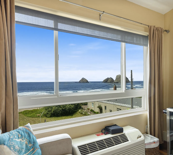 Room 2 view of Three Arch Rocks